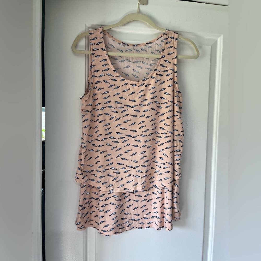 Latched mama boyfriend nursing swing tank size medium
